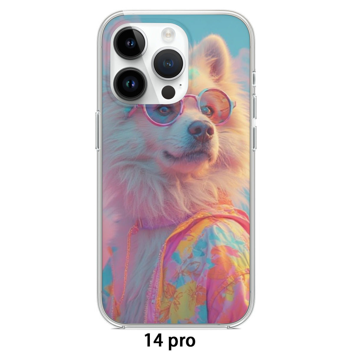 Stylish Dog iPhone 14 15 Series Mobile Phone Case | TPU