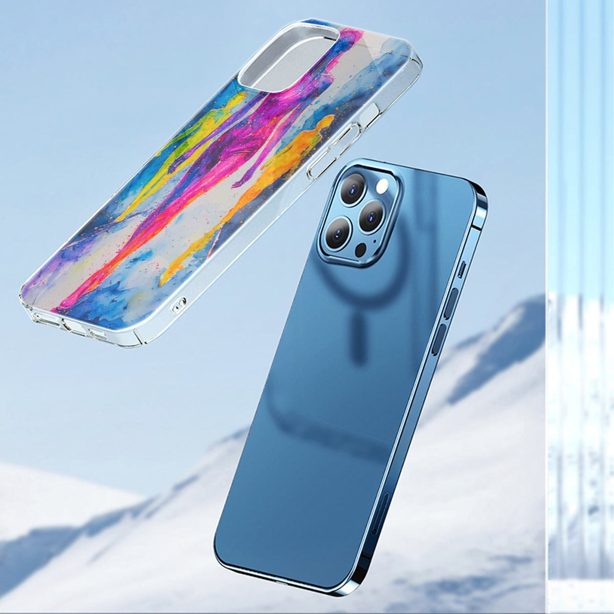 Abstract model Silhouettes iPhone 14 15 Series Mobile Phone Case | TPU