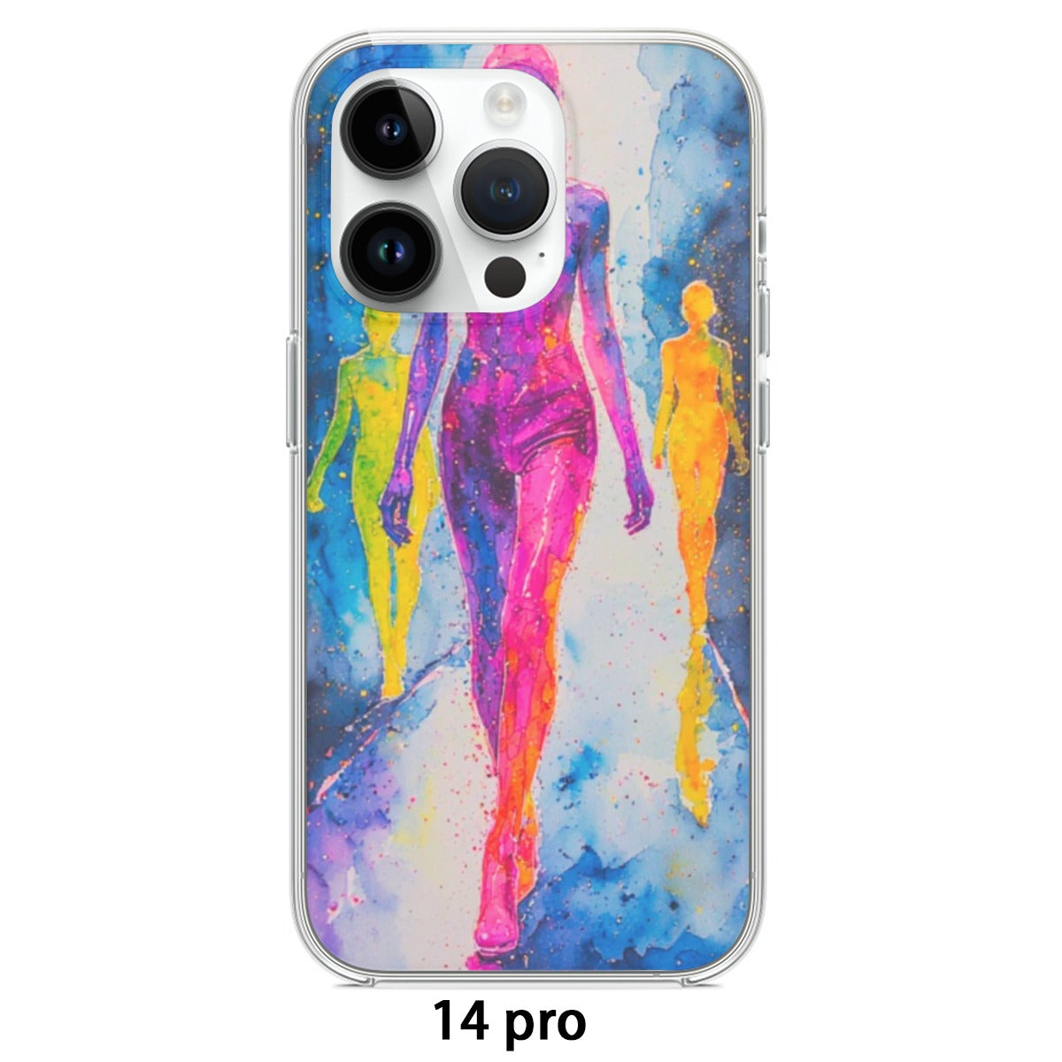 Abstract model Silhouettes iPhone 14 15 Series Mobile Phone Case | TPU