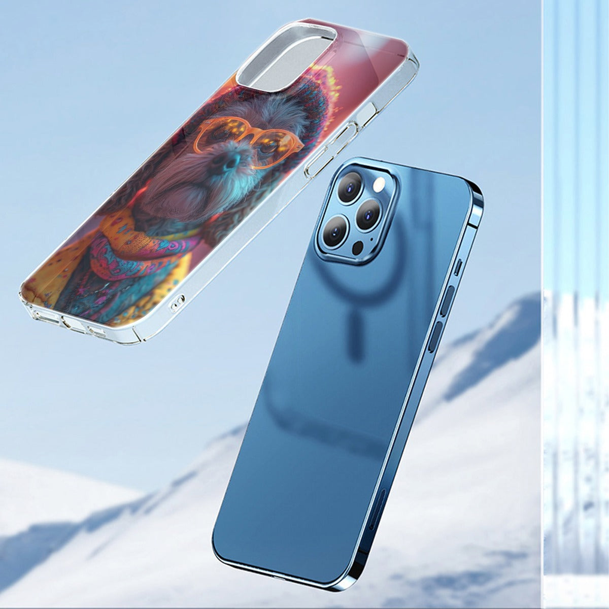 Stylish Dog iPhone 14 15 Series Mobile Phone Case | TPU